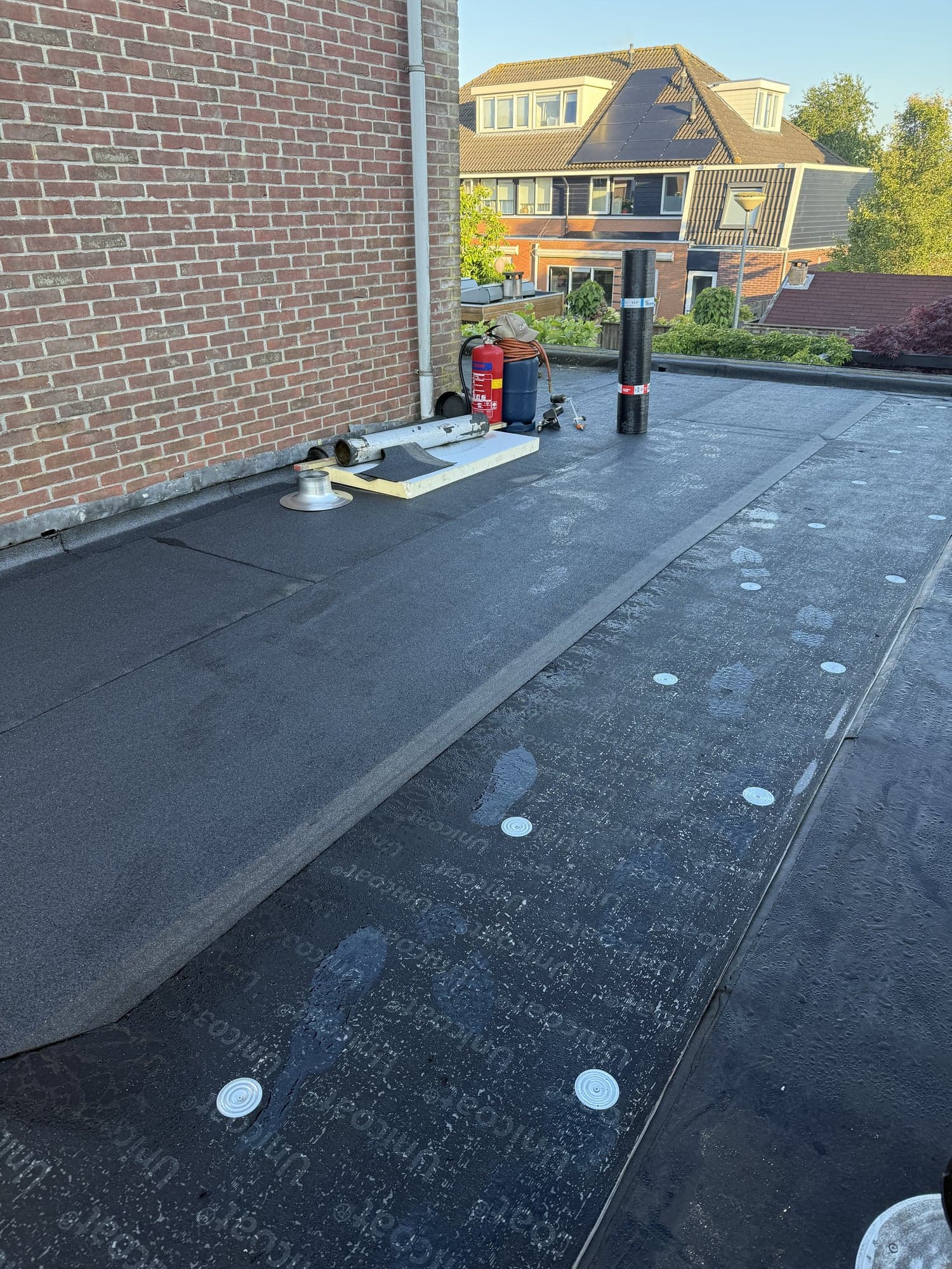 Bitumen garagedak Kleis Uitgeest